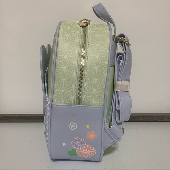Her Universe Keroppi Wagara Kimono Mini Backpack & Mini Wallet-New - Picture 5 of 13